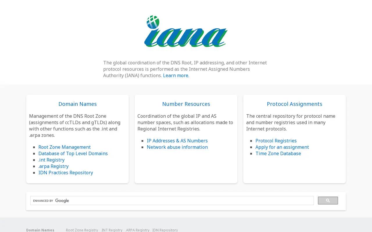 iana.org in 2024