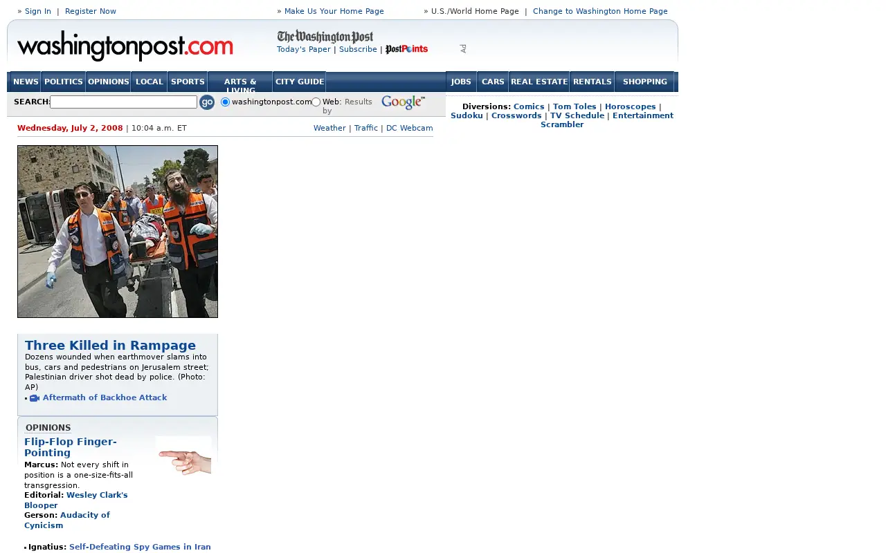 washingtonpost.com in 2008