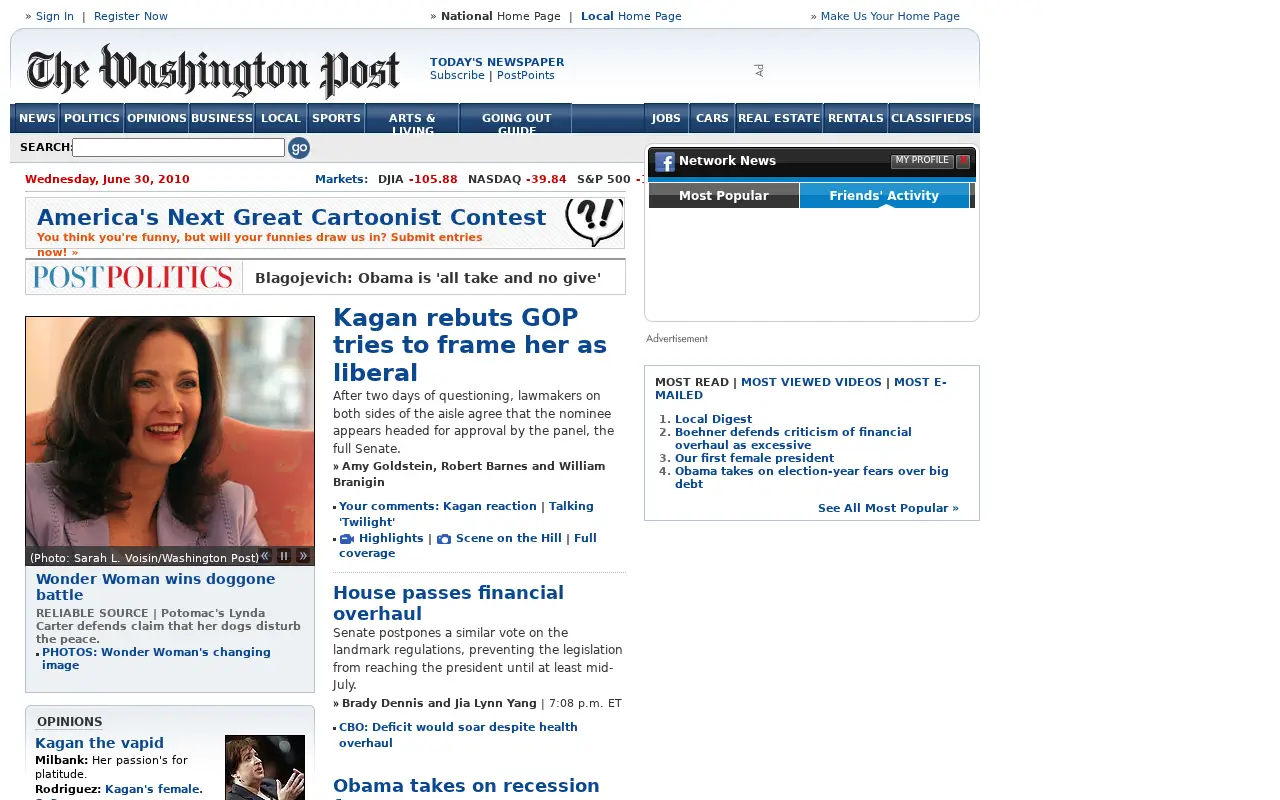 washingtonpost.com in 2010