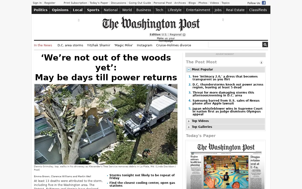 washingtonpost.com in 2012