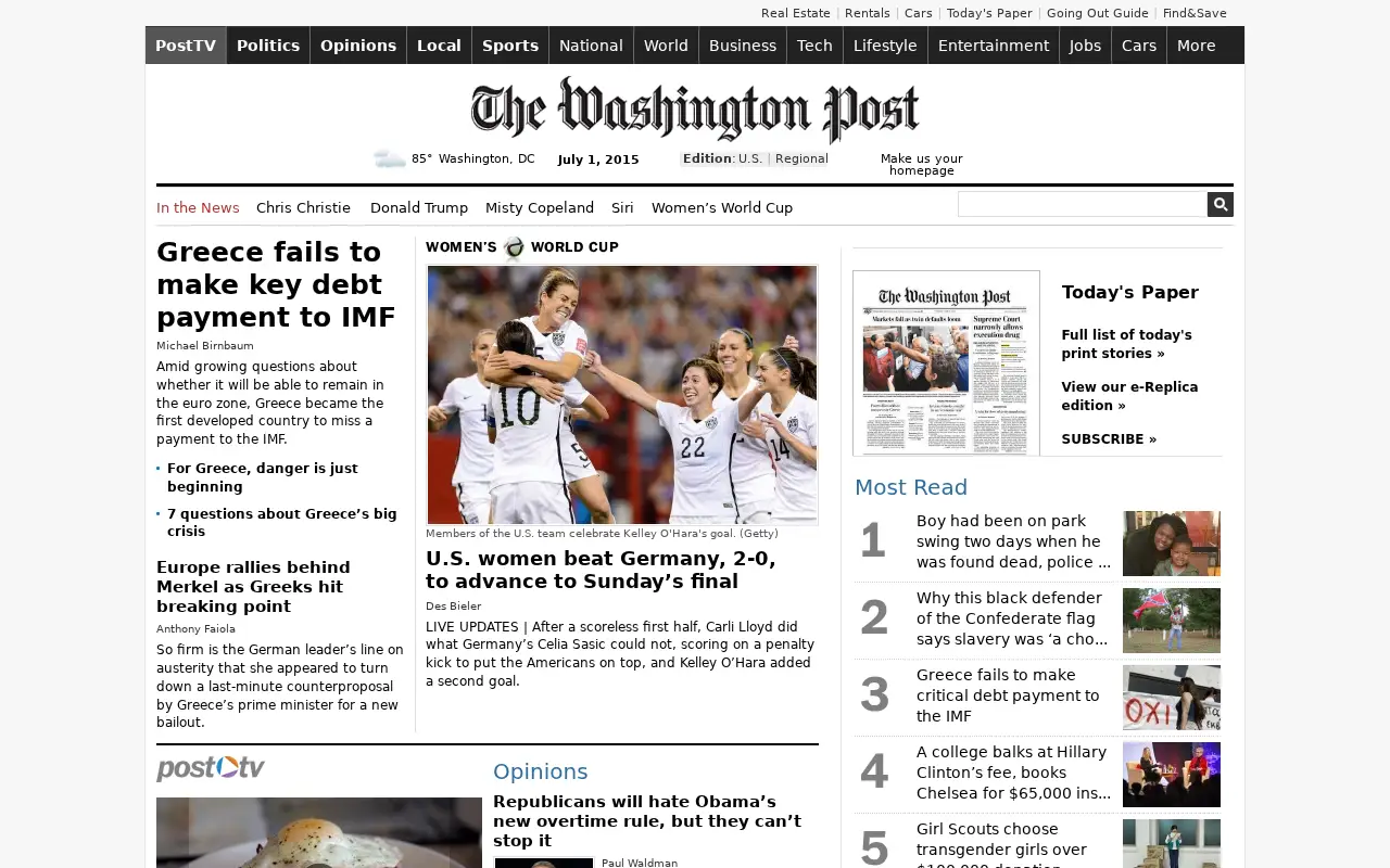 washingtonpost.com in 2015