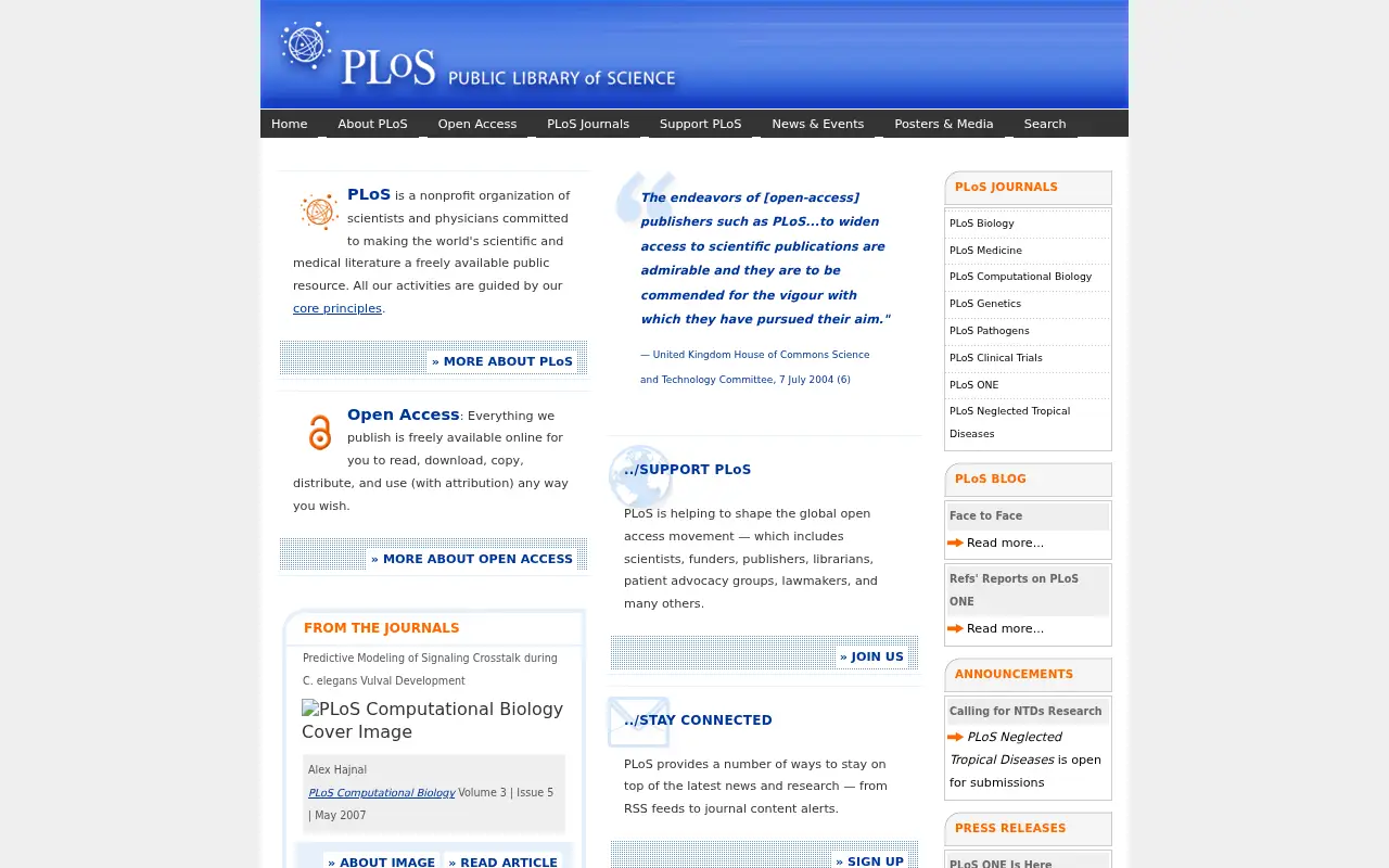 plos.org on June 30, 2007