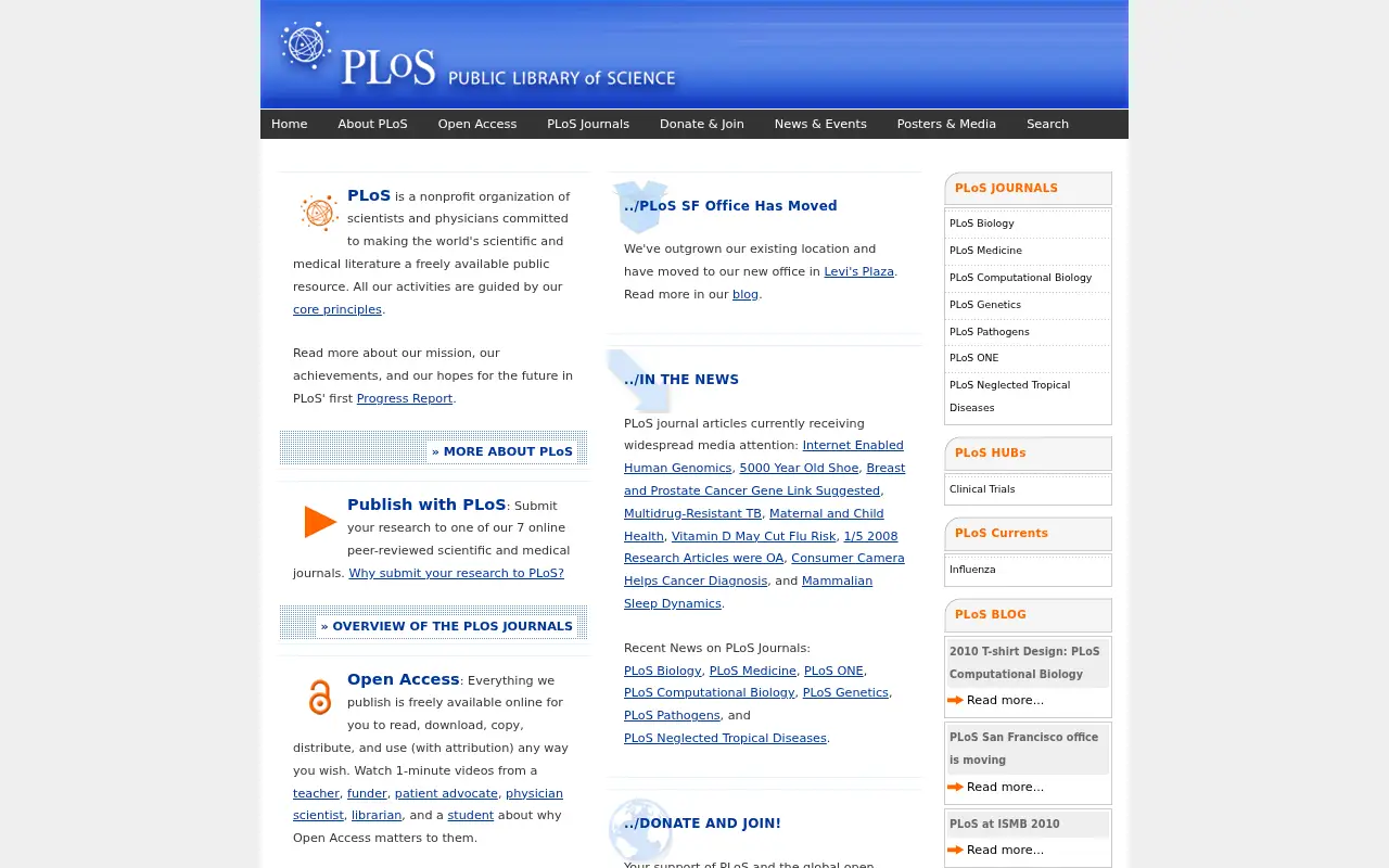 plos.org in 2010