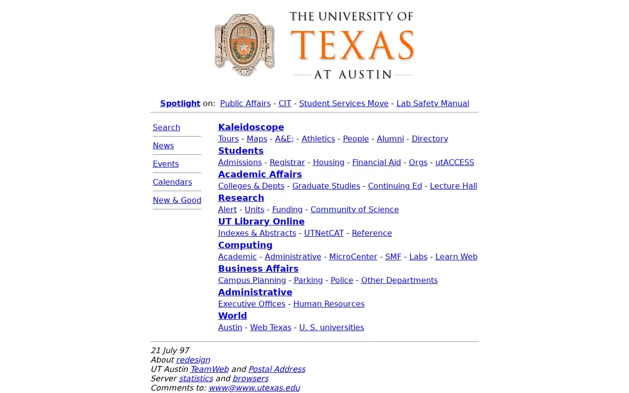 utexas.edu in 1997