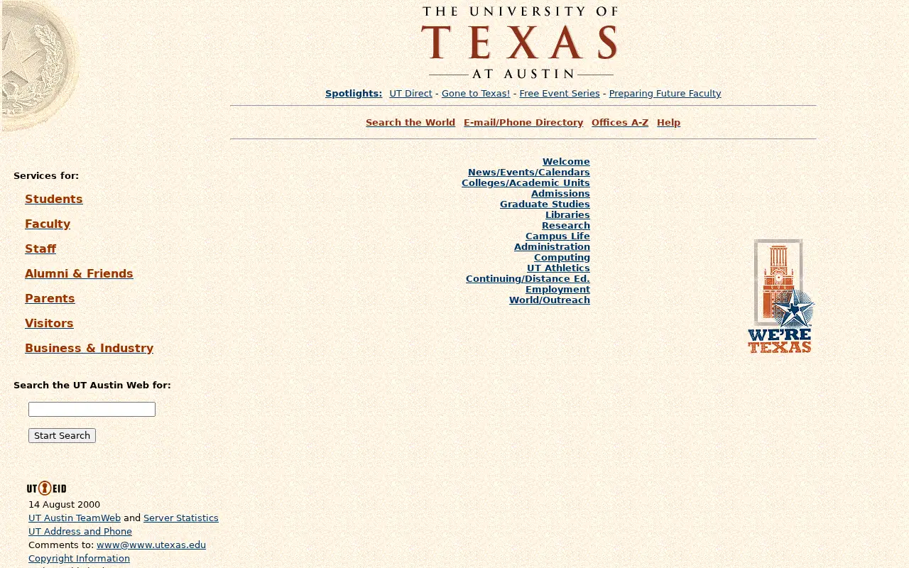 utexas.edu on August 15, 2000