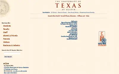 utexas.edu in 2000
