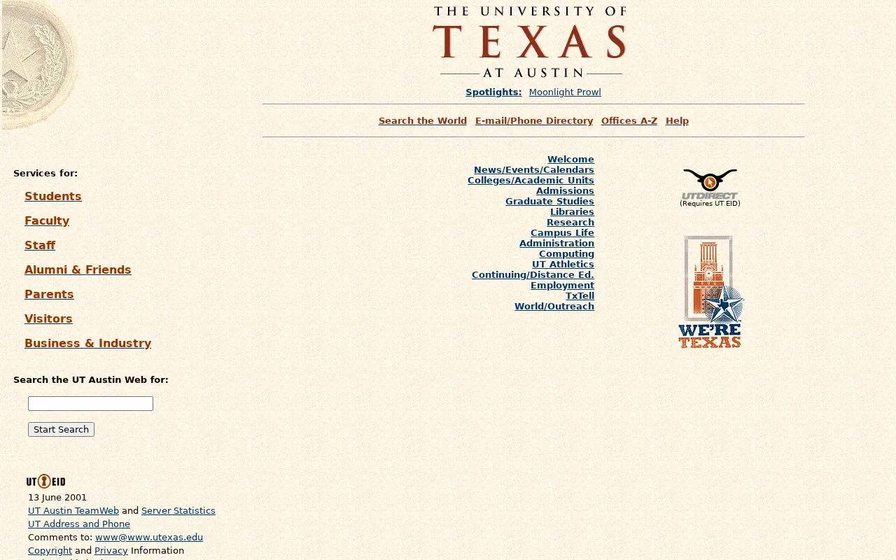 utexas.edu on June 13, 2001