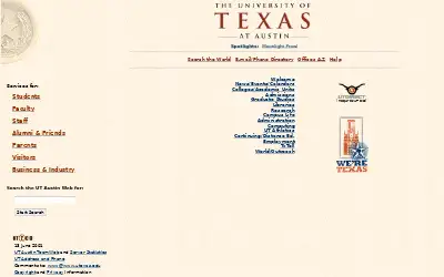 utexas.edu in 2001