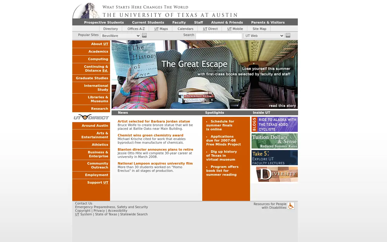 utexas.edu on June 30, 2007