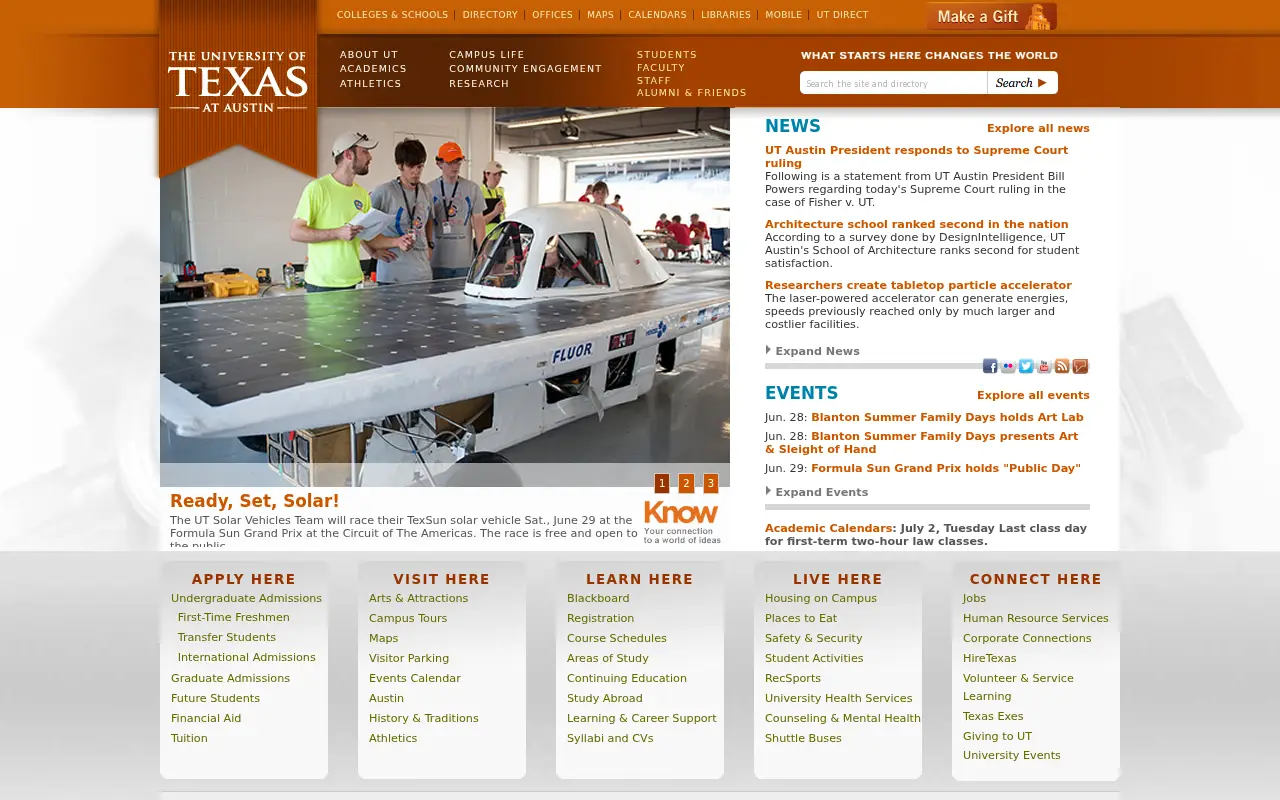 utexas.edu in 2013
