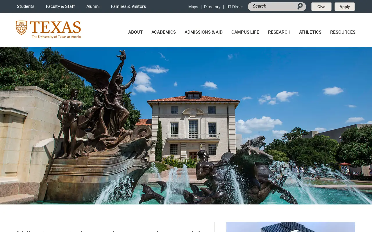 utexas.edu in 2018