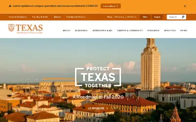 utexas.edu in 2020