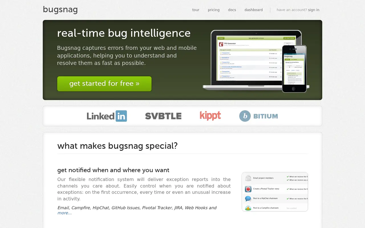 bugsnag.com in 2013