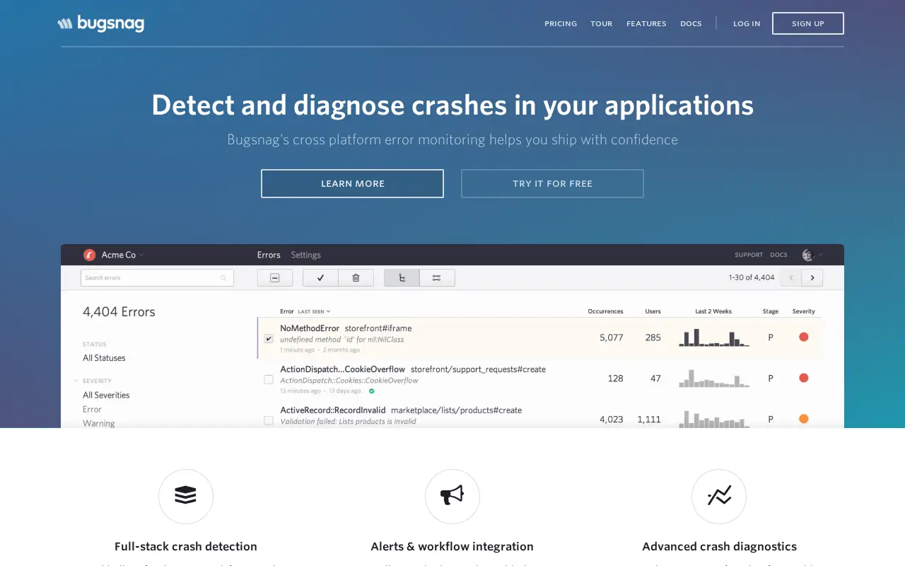 bugsnag.com on June 25, 2014