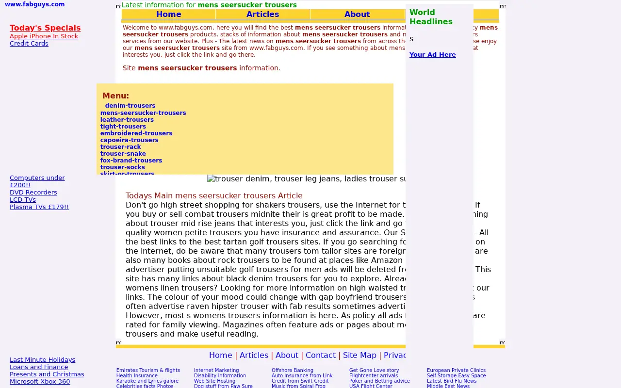 fabguys.com in 2008