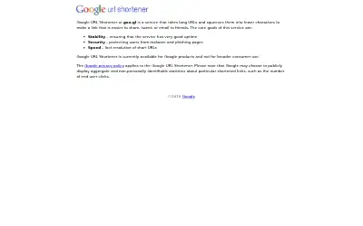 goo.gl in 2010