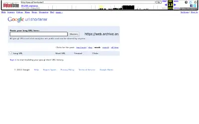 goo.gl in 2011