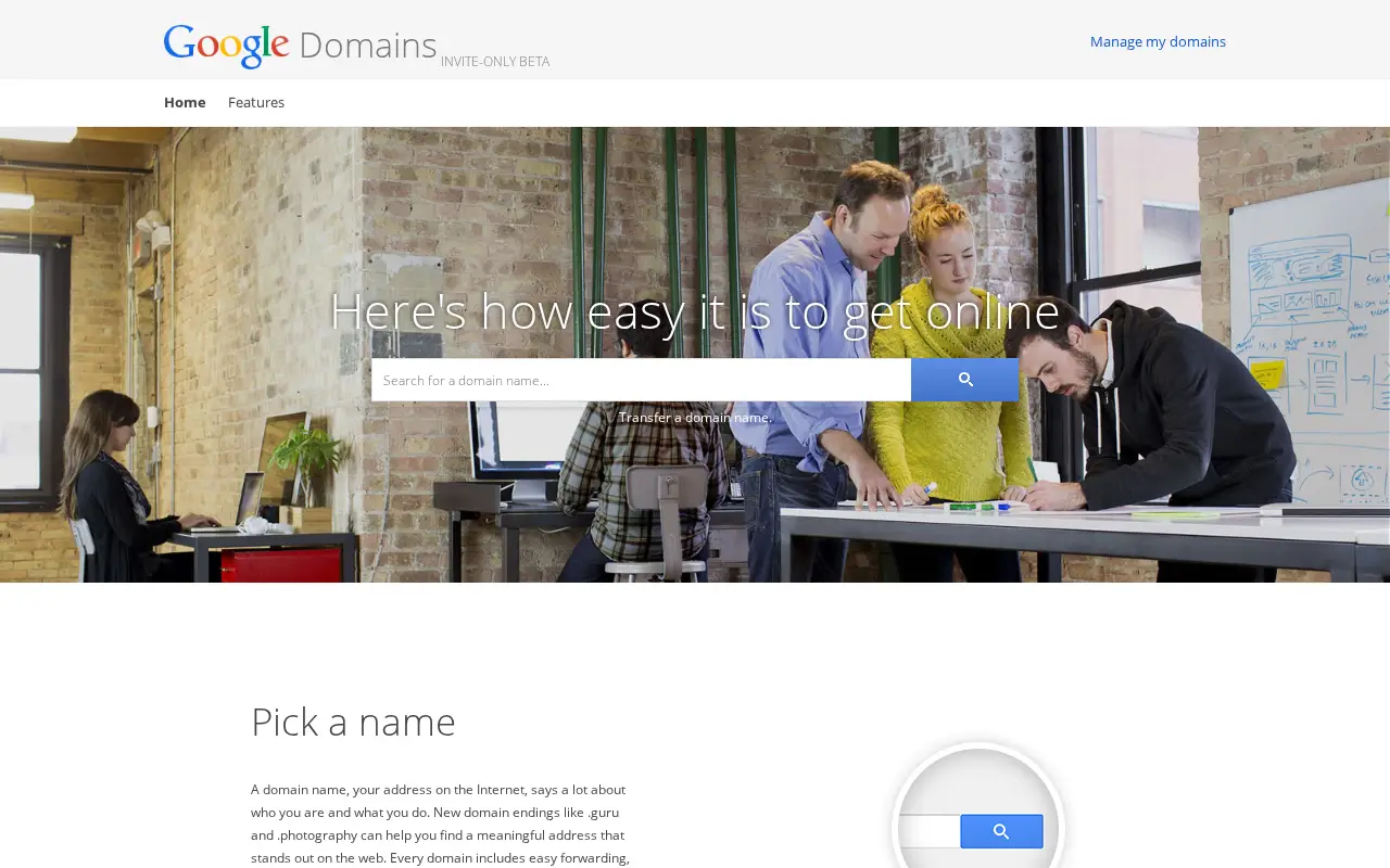 googledomains.com in 2014