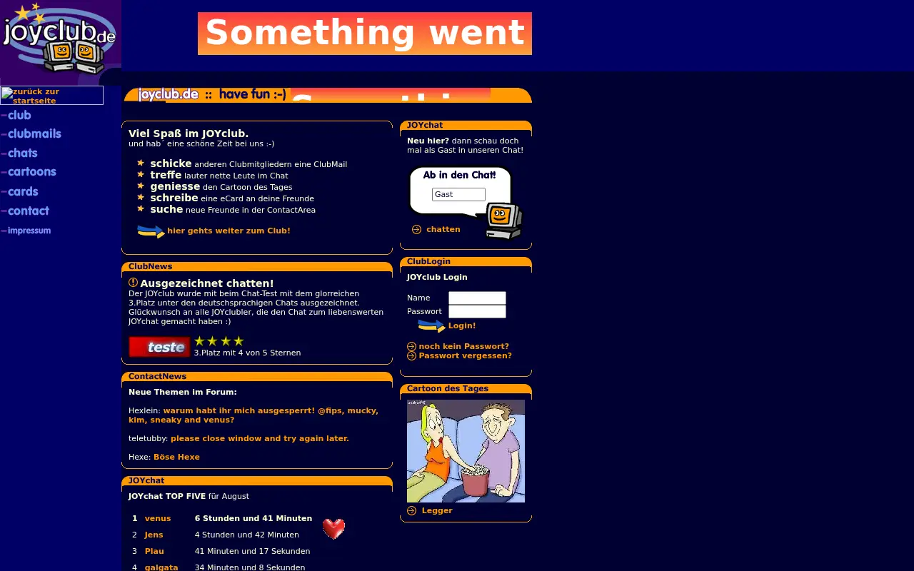 joyclub.de on July 20, 2002