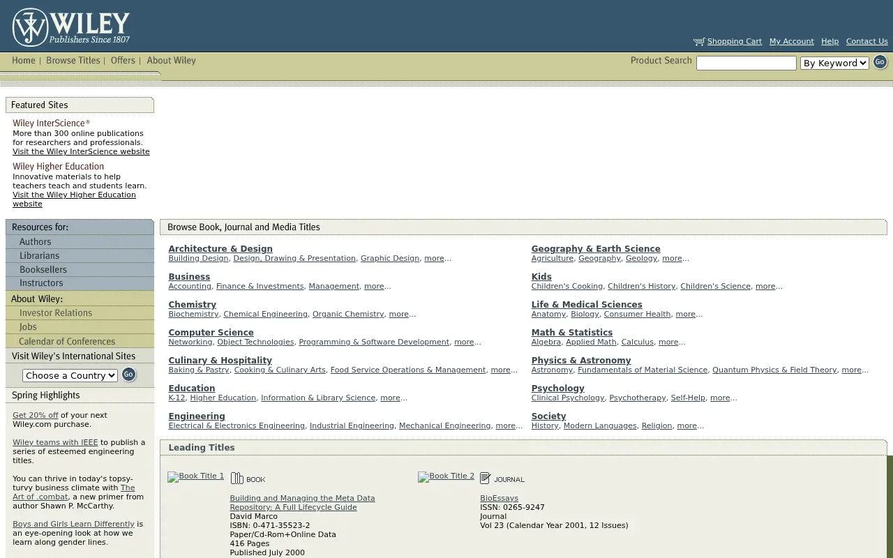 wiley.com on June 22, 2001