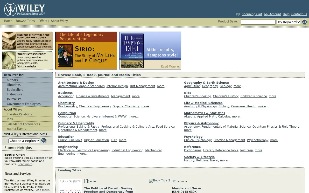 wiley.com on June 30, 2004