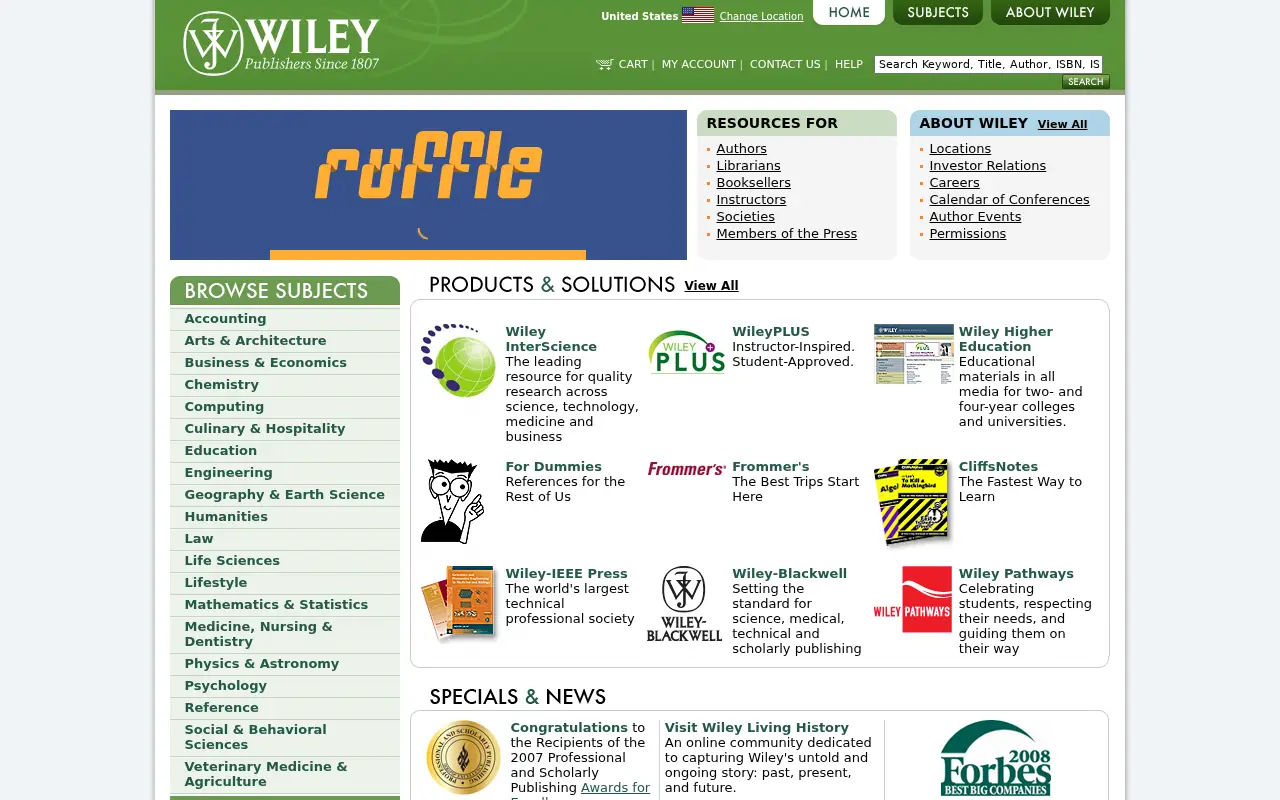wiley.com in 2008