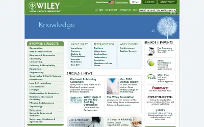wiley.com in 2009