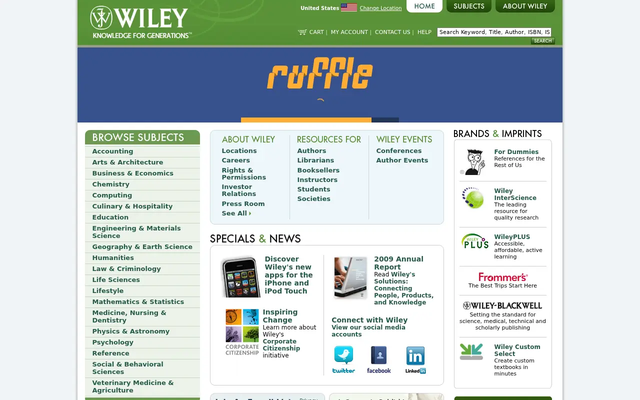 wiley.com in 2010