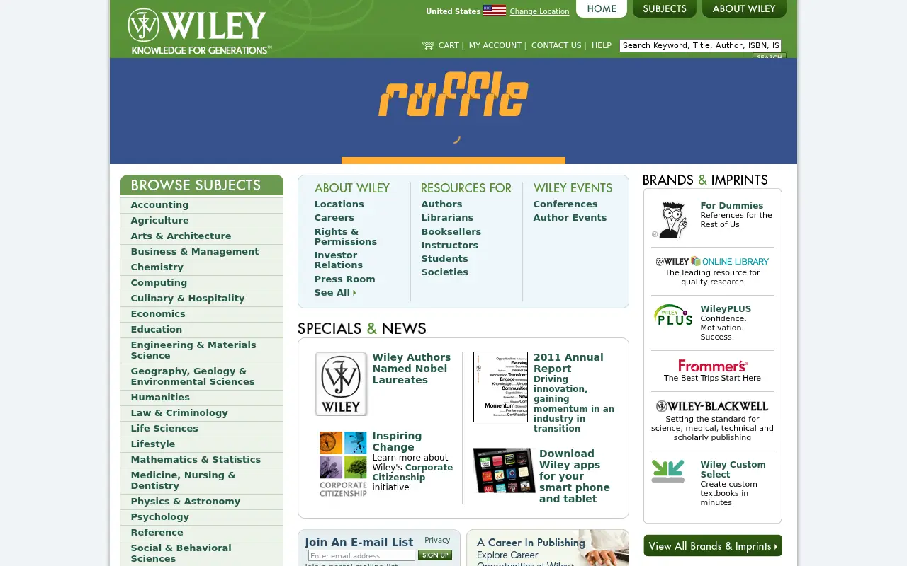 wiley.com in 2012