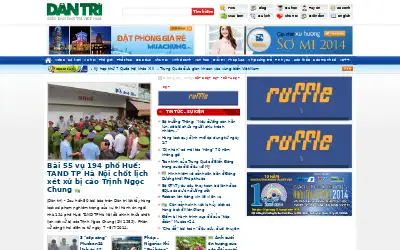 dantri.com.vn in 2014