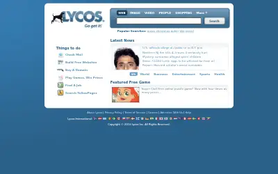 lycos.com in 2010