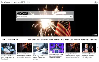 lycos.com in 2017