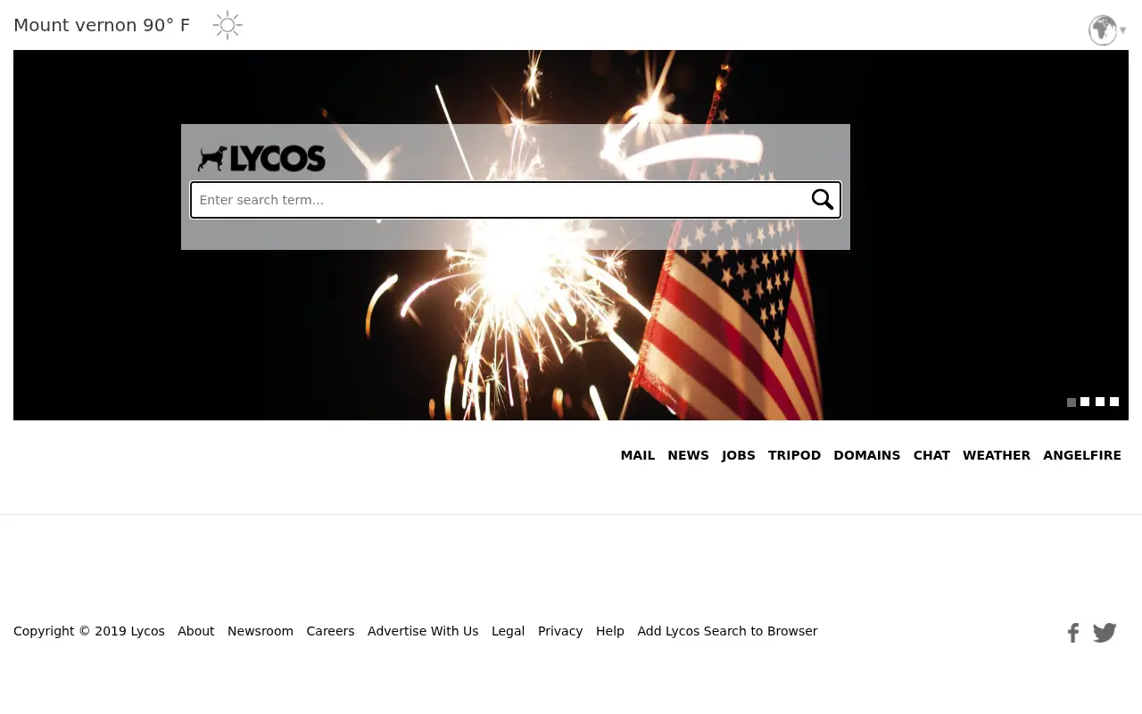 lycos.com in 2019
