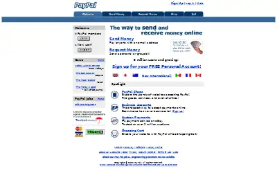 paypal.com in 2001