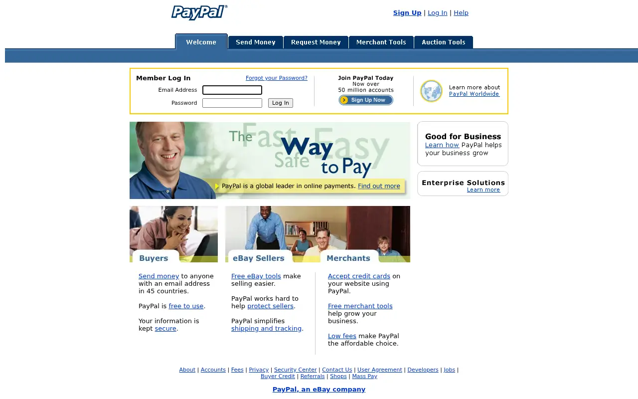 paypal.com in 2004
