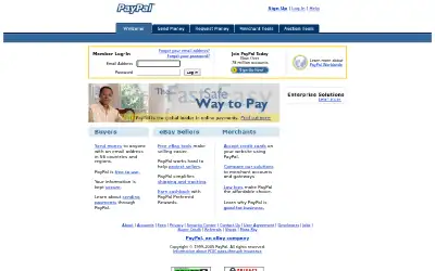 paypal.com in 2005