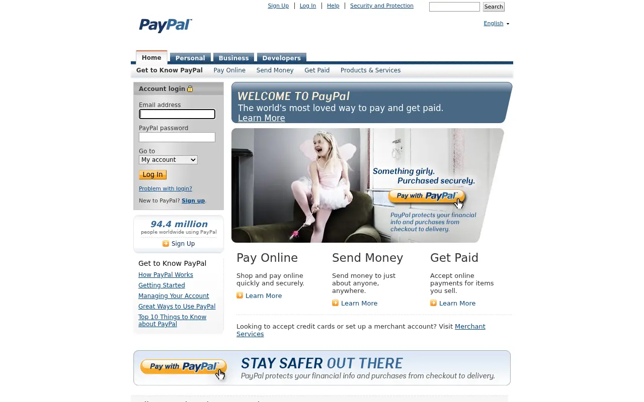 paypal.com in 2011