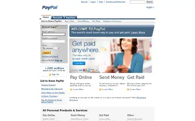 paypal.com in 2012