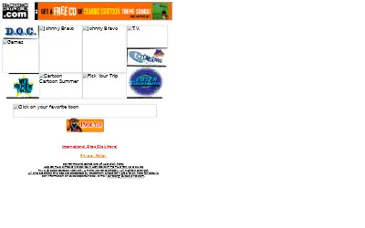 cartoonnetwork.com in 2000