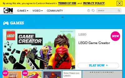 cartoonnetwork.com in 2015
