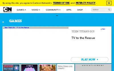 cartoonnetwork.com in 2017