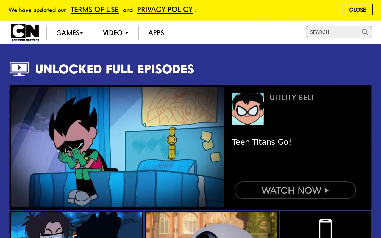 cartoonnetwork.com in 2023