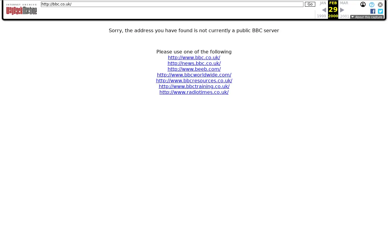 bbc.com in 2000