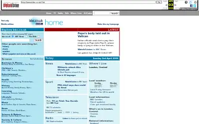 bbc.com in 2005