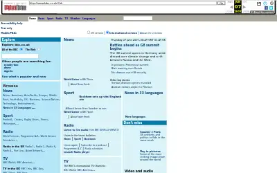 bbc.com in 2007