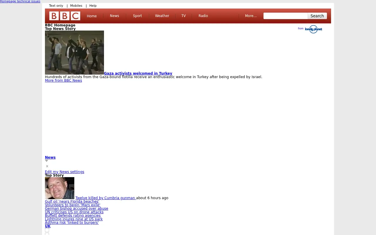bbc.com in 2010