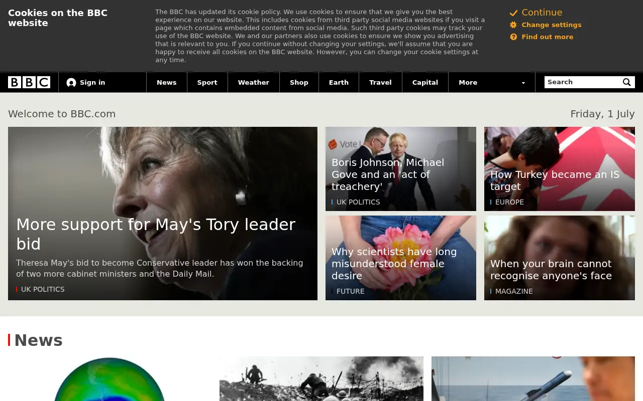 bbc.com in 2016