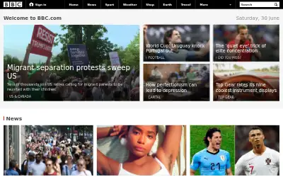 bbc.com in 2018