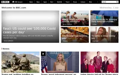bbc.com in 2020