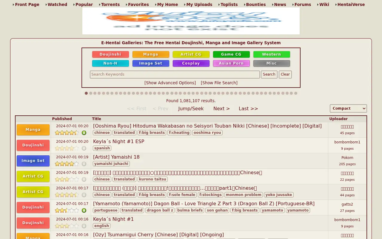 e-hentai.org in 2024